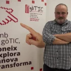 Ramon Oromí, educador social digital responsable del gòTIC, imparteix aquests tallers a les famílies. - LAIA PEDRÓS