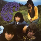 A dalt, Antoni Gorgues (centre) amb Los Negativos. Sobre aquestes línies, caràtula de ‘Piknik Caleidoscópico’. - GUERSSEN