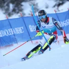 El guanyador Hugo Desgrippes, en un moment de la baixada. - FOTOTUR