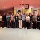 Part de la nova junta d’Orvepard, entre els quals Ruiz (al centre) i Torné (el tercer per l’esquerra). - ORVEPARD