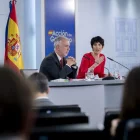 El ministre de Política Territorial, Ángel Víctor Torres, i la ministra portaveu del Govern central, Elma Saiz. - EUROPA PRESS