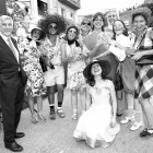 Els membres del grup teatral Bao-Bap durant els actes del Nadal passat. - ELENA VALLÉS