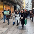Manifestació el desembre passat de familiars i pròxims a la víctima a l’Eix Comercial. - SEGRE