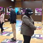 La delegada del Govern a Lleida, Núria Gil, en una visita al Centre d'Art Rupestre del Cogul.