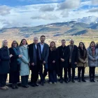 Representants de les institucions després de la firma dels convenis. - BISBAT D’URGELL