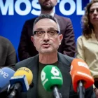 Manuel Bautista en una roda de premsa a Móstoles. - EUROPA PRESS