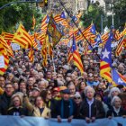 La manifestació convocada aquest dissabte per l'ANC i el Consell de la República per denunciar la situació de Rodalies.