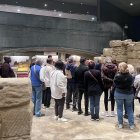 Imatge d'una de les visites a la Domus Romana de l'Auditori Municipal Enric Granados.