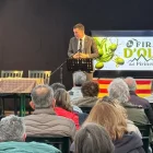 Òscar Ordeig, ahir a la Fira d’Oli del Pirineu d’Aramunt. - AJUNTAMENT DE CONCA DE DALT