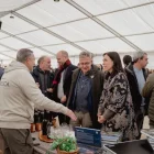 El president de la Diputació, Joan Talarn, va visitar la fira ahir. - AJUNTAMENT DE CONCA DE DALT