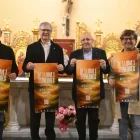 Presentació ahir a l’església de la Sang de la segona edició del festival ‘De llum i tenebres’ de Lleida. - SANTI IGLESIAS