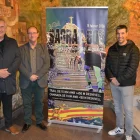 Joan Guillaumet, Fermí Masot i Jordi Terrado, durant la presentació de la cursa popular. - DIPUTACIÓ DE LLEIDA