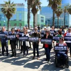 Protestes a Barcelona per l’espionatge de Pegasus el 2022. - ACN