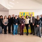 Representants institucionals, col·laboradors i organitzadors d’Animac, ahir al Morera. - XAVI RUÉ