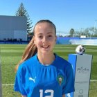 Aixa Charah, durant la concentració a San Pedro del Pinatar.