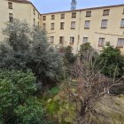 L’edifici de les Josefines està degradat i el pati, totalment assilvestrat. - JORDI ECHEVARRIA