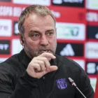 Flick, ahir en la roda de premsa. - EUROPA PRESS