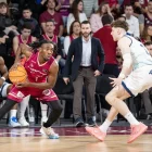 Batemon, en una acció de l’últim partit contra el Manresa. - JAVI ENJUANES