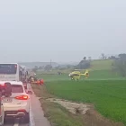 L’accident es va produir al punt quilomètric 110 de la C-14. - ORIOL PLENS