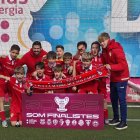 L’equip del Fundació Terrassa que va aconseguir la classificació. - ATLÈTIC SEGRE