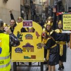 El peculiar radar amb què van topar els participants a la Cursa de Llits. - AJUNTAMENT AITONA