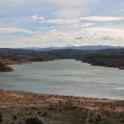 Una vista del pantà de l'Albagés aquest dilluns.