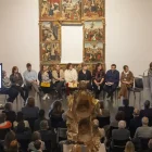La directora i membres de l’equip del Museu de Lleida van presentar ahir el Pla Estratègic. - JORDI ECHEVARRIA