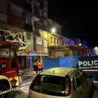 Desplegament dels Bombers i dels Mossos d’Esquadra al lloc dels fets.