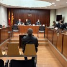 L'acusat, aquest dimecres a l'Audiència de Lleida.