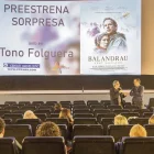 La projecció sorpresa va reunir dimarts una vintena d’espectadors. - LAIA PEDRÓS