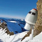 Un canó d’oxigen i hidrogen per provocar allaus ubicat en un pendent nevat dels Alps. - MND