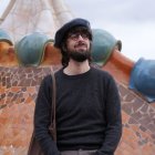 David Uclés, durante la presentación de su libro en Barcelona.