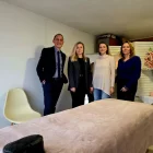 Visita ahir al negoci de la Uliana, ciutadana ucraïnesa, a Lleida. - SUBDELEGACIÓ DEL GOVERN