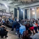 La presentació de la nova coalició Sumar es va desbordar de públic. - EUROPA PRESS