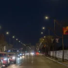 Fanals il·luminant l’avinguda Indústria. - PAU PASCUAL PRAT