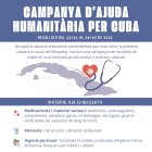 Cartell de la campanya d'ajuda humanitària per Cuba