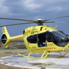 El nou helicòpter del SEM que opera des de la base de Tremp.