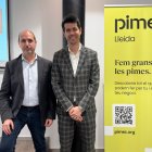 El director de l'àrea econòmica i empresa de PIMEC, Carles Mas, i el president de PIMEC Lleida, Borja Solans.