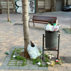 La paperera de la Noguerola, tota plena.