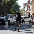 Control policial a Ciutat de Mèxic. - XINHUA NEWS