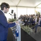 El responsable de Frey a la península Ibèrica, Thibault Coatanea, presentant el projecte al públic. - JORDI ECHEVARRIA