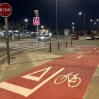 En cinc punts de la travessia urbana.