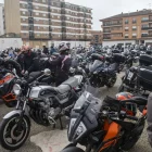 Trobada motera ahir al matí. - LAIA PEDRÓS