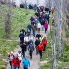 Els inscrits podien escollir entre dos recorreguts, de 8,5 i 17,5 km. - LAIA PEDRÓS