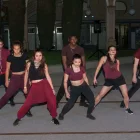 Una actuació de dansa en un claustre del Rectorat de la UdL. - UDL