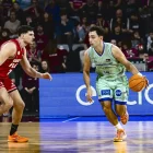 Mikel Sanz, en l’últim partit de l’Hiopos Lleida. - ACB PHOTO / POL PUERTAS
