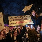 Una manifestació del 8M a Barcelona.