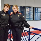 Nuria Garcia i Neus Juvillà, aquesta setmana a la comissaria de la Seu. - C. SANS