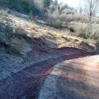 Una de les cunetes reparades durant els treballs. - AJUNTAMENT DEL PONT DE SUERT