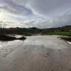El desbordament del Corb va afectar especialment els camins de la zona d’horta de Ciutadilla. - LAIA PEDRÓS